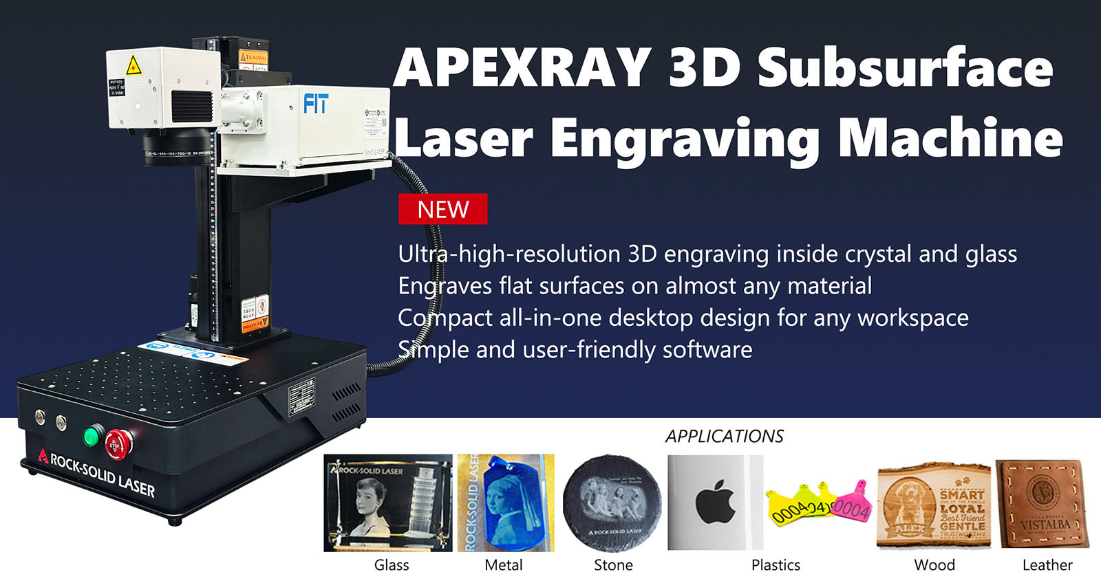 ApexRay HD 3D Crystal Subsurface Laser Engraving Machine